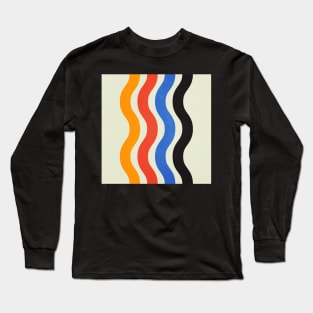 Bauhaus Waves Long Sleeve T-Shirt